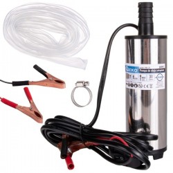 Pompă de ulei submersibilă 24V 52mm cu cablu 3m