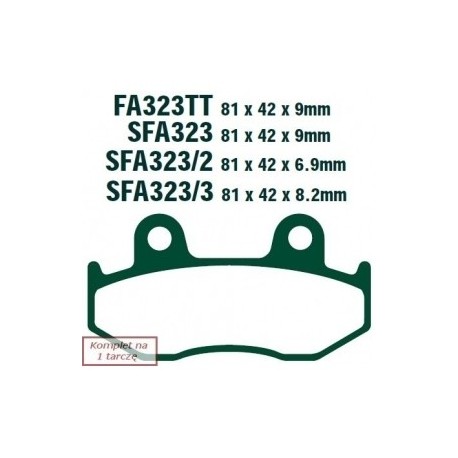 Plăcuțe de frână motocicletă Suzuki AN 250 W/X/Y Burgman/Skywave (98-02)