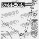 BUCȘĂ AMORTIZOR SUZUKI GRAND VITARA 98-06, JIMNY 98-, VITARA 89-98 /SPATE/ 932010040